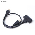 22 pin SATA to USB2.0 Adapter Cable for 2.5" SATA HDD SSD Hard Disk Laptop High Speed With 15cm Extra Power