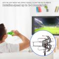 Leadzm TA-851B TV Antenna 360 Degrees Rotation UV Dual Frequency 45-860MHz 22-38dB Open Outdoor Antenna TV Receiver Accessories