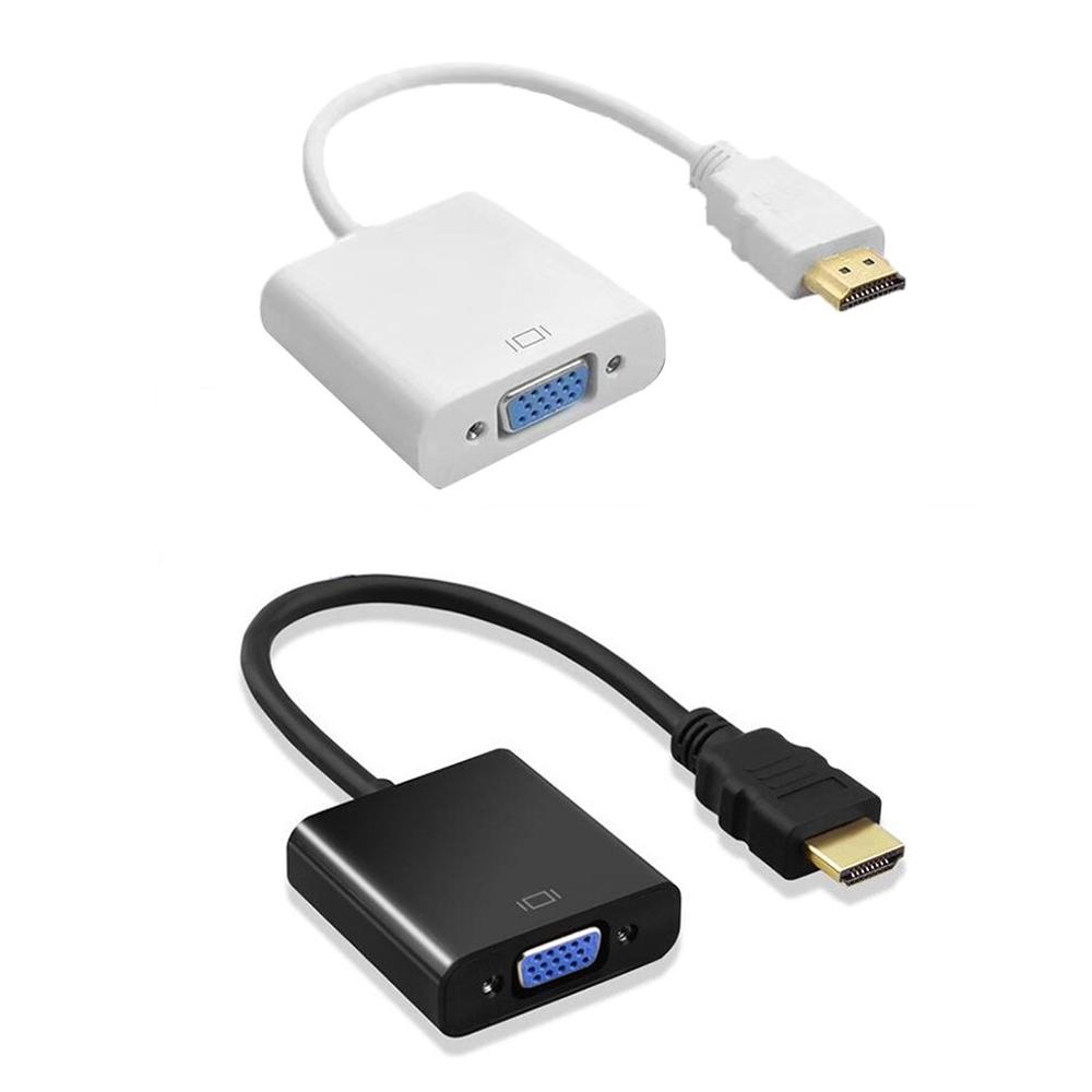 HDMI To VGA Conversion Cable Adapter Connects HDMI VGA Port For PC Laptop Smart TV Box Other Devices