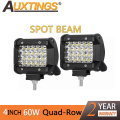 Auxtings Quad-Row 9D 2x 4" 60W LED Light Bar for Trucks Car Tractors Offroad SUV 4WD 4x4 Boat ATV Spot LED Bar Work Light 12V