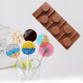 Silicone Round Heart Lollipop mold Cake Chocolate Candy Pudding Jelly Candy Ice 100pcs/Pack 10cm 15cm PP Plastic Lollipop Stick
