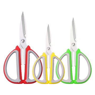 High Quality Stainless Steel Sewing Scissors Strong Civilian Shears Embroidery Leather Fabric Household Paper Cutting Scissors