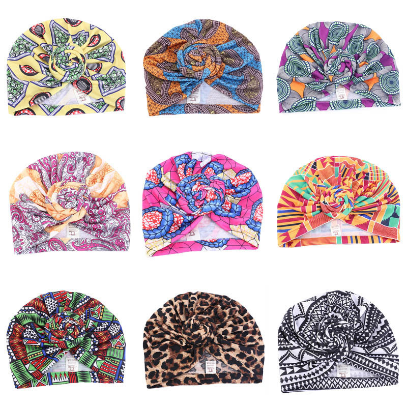 Satin Baby Bonnet Hair Styling Children's Doughnut Knot Indian Hat Parent Child Extra Sleep Cap Heat African Adjustable Sale