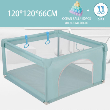 IMBABY Playpen for Infant With 50Pcs Ocean Balls Children Play Fence Indoor Safety Barrier Kids Easy Assemble Toddler Guardrail
