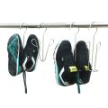Household Shoes Drying Rack Hanger Hook Stainless Steel Hanging Shelf Organizer Space Saving Home Wardrobe Storage