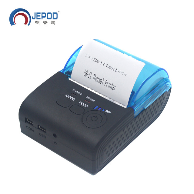 JP-5806LYA 58mm Portablle Android Bluetooth Thermal Printer Receipt Printer for mobile POS printer with bluetooth ticket printer