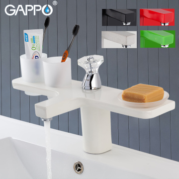 GAPPO basin faucets 5 colors basin mixer faucet for bathroom sink faucets waterfall bathroom faucet mixer tap torneira tapware