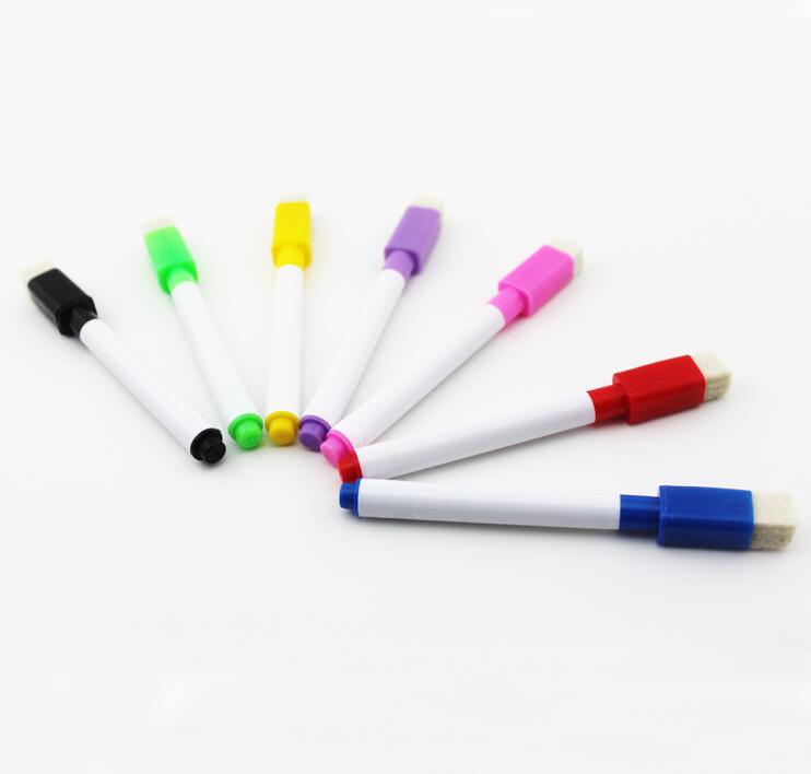 8 Color / set Whiteboard Marker Pen Set with Magnetic Cap , Easy to remove