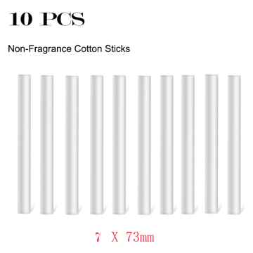 10Pcs 7X73mm Perfume-Less Cotton Stick Non-Fragrance Cotton Core For Car Outlet Air Freshener Auto Perfume Vent Air freshener