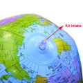 1pcs 16 Inch Inflatable Globe English Version of the World Earth Ocean Map Children Geography Education Toys Student Supplies