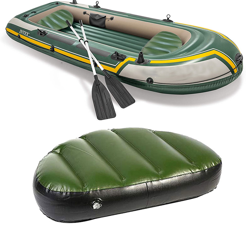 Durable PVC Inflatable Air Cushion Mat Waterproof Fishing Boat Outdoor Inflatable Boat Pillow For Water Skiing Drifting Sport