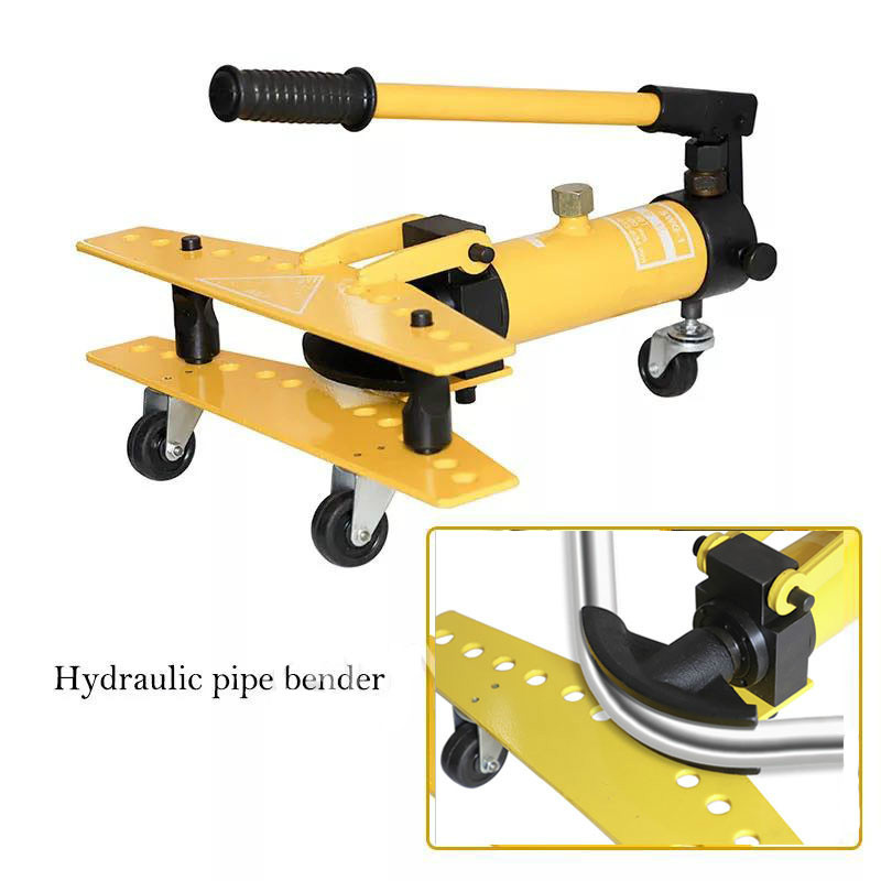 1 Inch Integral Manual Hydraulic Bender Galvanized Pipe Iron Tube Steel Pipe Bending Tools High And Low Pressure Plunger Design