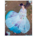 Tang Dynasty Ancient Costume Hanfu Dress Women Folk Dance Clothing Chinese Traditional Fairy Princess Dresses Stage Performance
