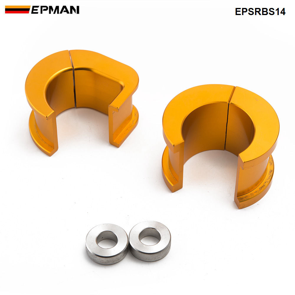 Epman Racing Aluminium Offset Steering Rack Bushes For Nissan Silvia S14 S15 200SX EPSRBS14