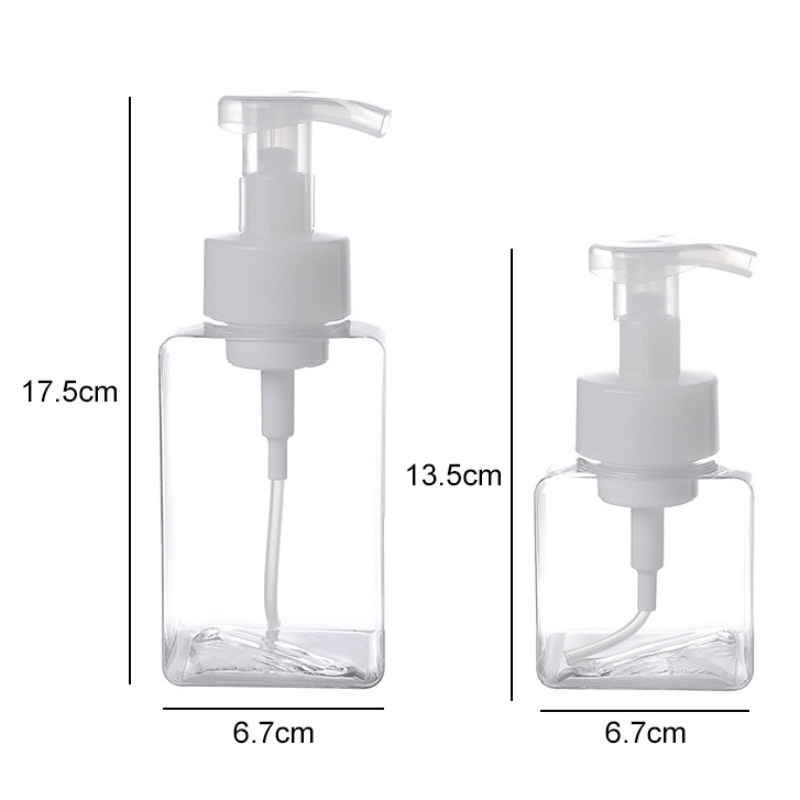 Soap Bottle Foam Dispenser Empty Mousse Foamer Bottle Pump Travel Size Plastic Refillable Bathroom Supplies 250/400/450ML