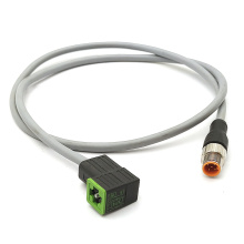 DIN Form C with M12 3pole Valve plugs