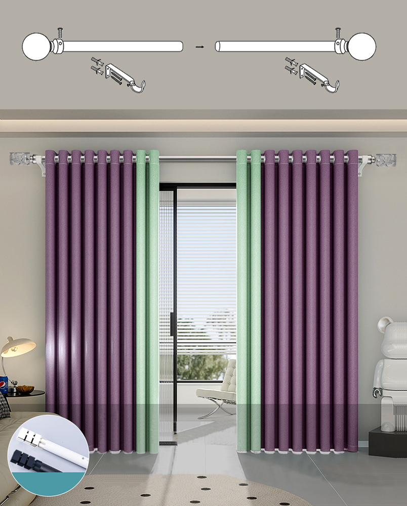 French metal curtain rod
