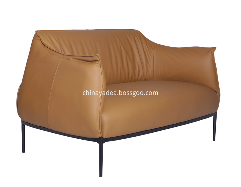 Archibald Two Seater Sofa In Leather