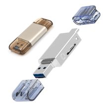 1 PC 2in1 USB 3.0 Type C to Micro SD TF Memory Card Reader for Huawei NM Nano Card
