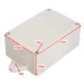 1pcs 83 x58 x35 mm Plastic Waterproof Cover Project Electronic Instrument Case Enclosure Box White