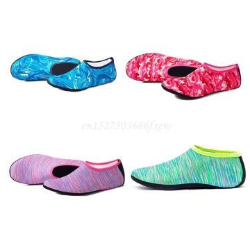 Women Men Summer Yoga Sport Beach Water Shoes Camouflage Print Diving Snorkeling Aqua Socks Swimming Quick-Dry Barefoot Slipper