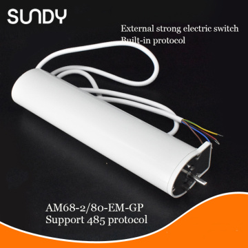 A-OK DC motor AM68 100-240V silent electric curtain track, support external switch and 485 protocol smart home electric curtains