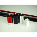 Triple Color Changing Cane (Bright Red,Black,Bright Silver) Magic Tricks Stage Accessories Gimmick Props Cane to Silk Magia