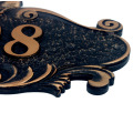Personalized door number apartment Villa plate House European style door number, plates any letter, Hotel symbols