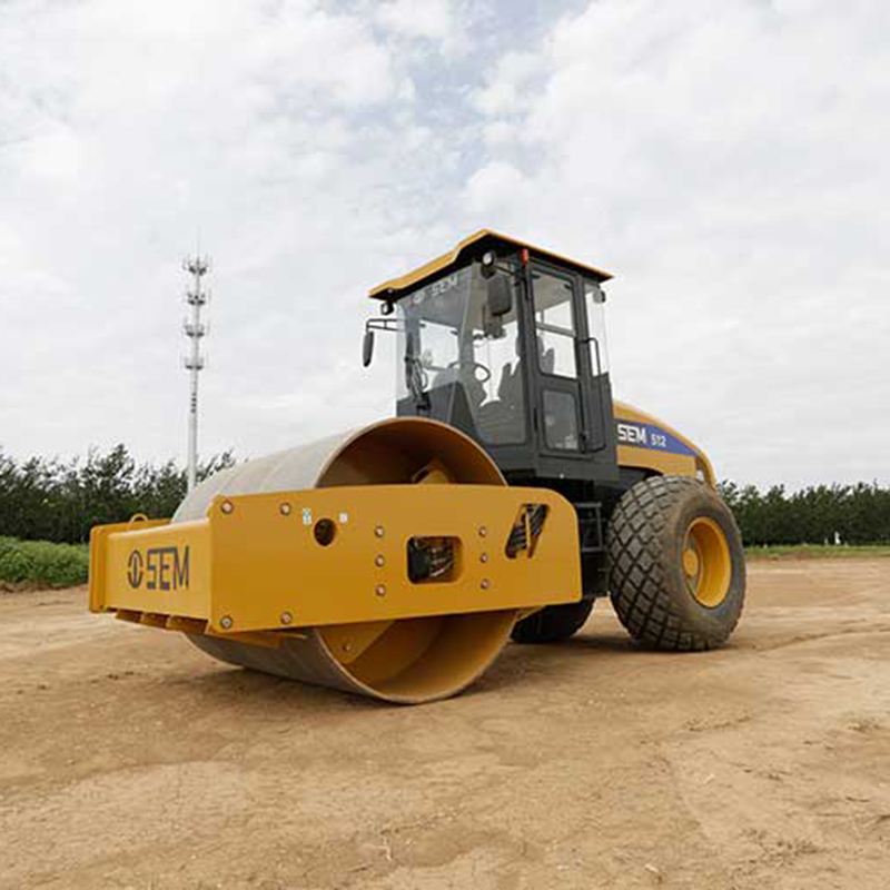 New SEM512 road roller soil compactor price