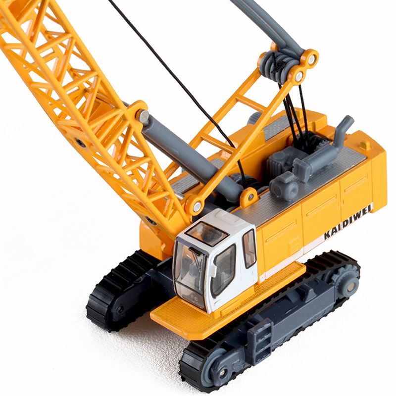 Alloy Diecast 1:87 Crawler Tower Cable Excavator Diecast Model Engineering Vehicle Tower Crane Collection Gift for Kids Toy