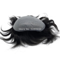 New arrival PU adhesive base Simple to use looks nautal men toupee in stock