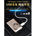 Creative ring usb charging lighter compact personality mobile phone holder electronic cigarette lighter