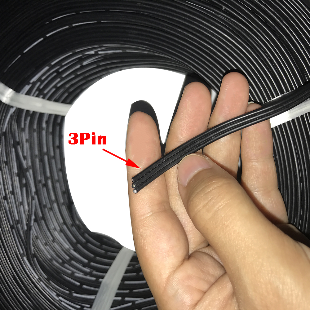 20AWG 2P 3P 8P 10p Silicone Test Line 0.5 Square Tinned Copper Cable heat proof high tempareture Power Connect Wire