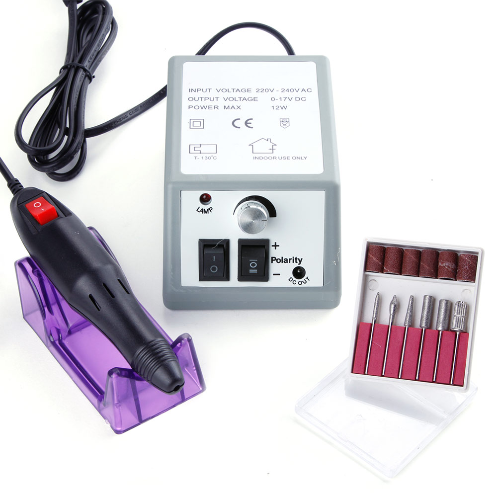 20000RPM Professional Machine Apparatus for Manicure Pedicure Kit Electric File with Cutter Nail Drill Art Polisher Tool Bit