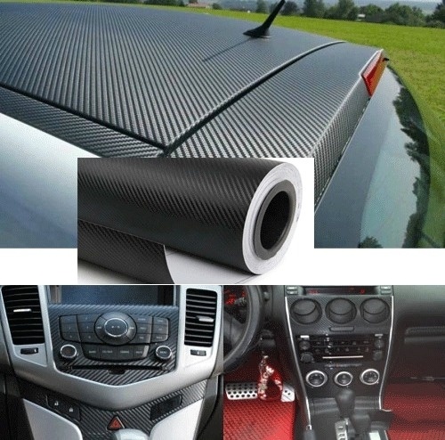 1.27Mx30cm 3D Carbon Fiber Vinyl Car Wrap Sheet Roll Film Car stickers and Decals Motorcycle Car Styling Accessories Automobiles