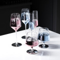 Colorful Creative Glass Wine Glasses Home Hammered Goblet Red Wine Glass Diamond Champagne Glass Wine Glasses