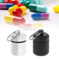 Mini Portable Aluminium Alloy Pill Box Carrying Bottle Case Noise Canceling Hearing Protection Earbuds Earplugs