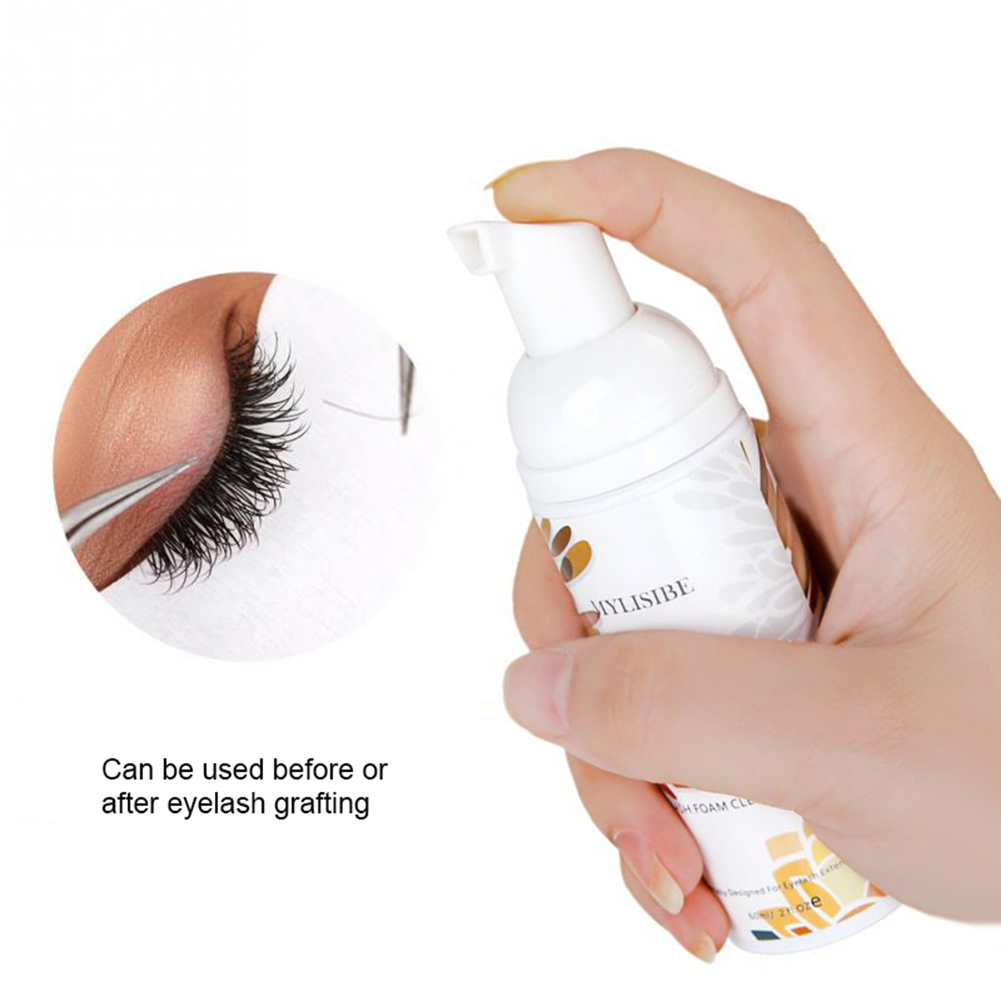 Eyelashes Cleaning Foam Mousse Lash Extension Cleanser No Stimulation Shampoo