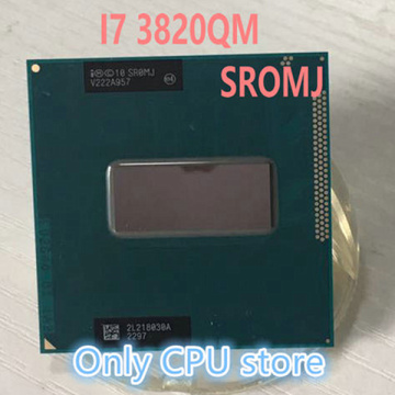Free shipping new central processor SR0MJ i7-3820QM Core i7 Mobile CPU i7 3820QM Laptop CPU 8MB PGA 2.7GHz to 3.7GHz SROM