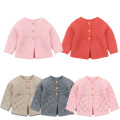 Infant Baby Girls Knit Sweater Clothing Winter Knitted Cardigan Warm Costume Sweater Toddler Girls Coat Outwear Clothes