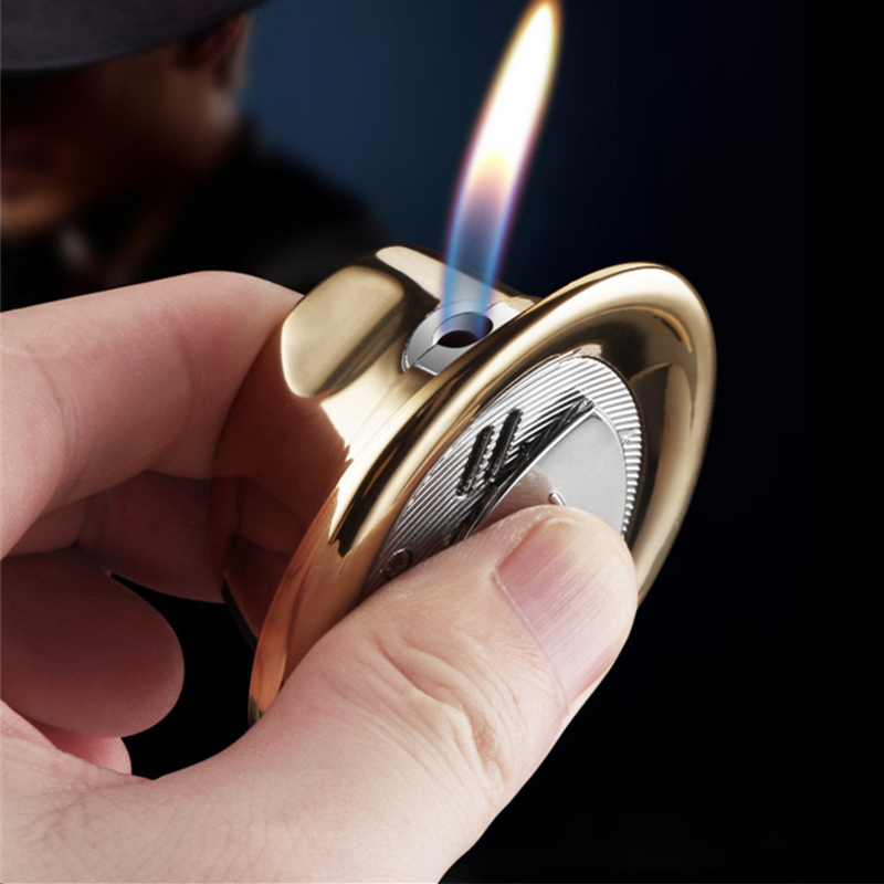 Creative Mini Lighter Butane Gas Gentleman Hat Shaped Cigarette Lighters For Men Nice Gift Funny Lighter
