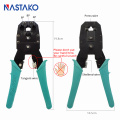 RJ45 Crimping Tool Rj45 Crimper Network Cable Wire Stripper Rj45 Tools for 8P 6P 4P Green