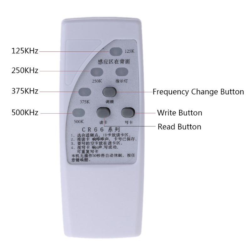 Handheld RFID Duplicator Key Copier Reader Writer Card Cloner Programmer 125KHz R9JA