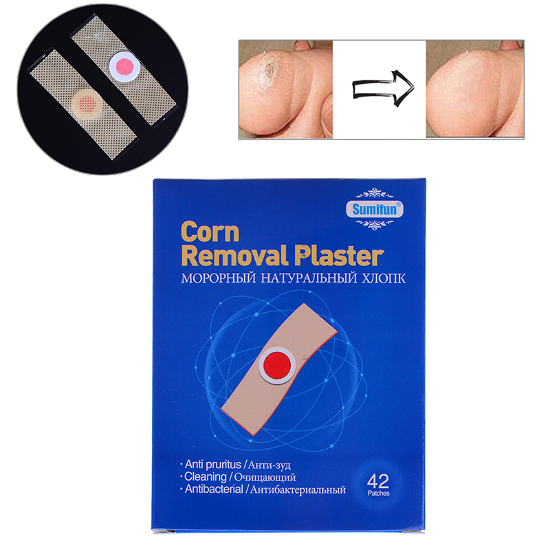 42PCS/12/8/6PCS Foot Care Medical Plaster Foot Corn Removal Calluses Plantar Warts Thorn Plaster Health Care For Relieving Pain