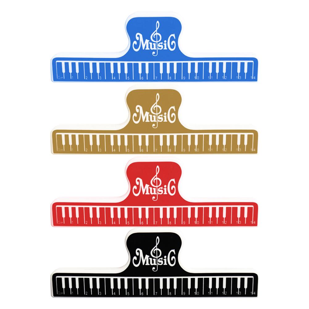 15cm Plastic Music Score Fixed Clips Book Paper Holder For Guitar Violin Piano Player Office File Clips Office Piano Accessories