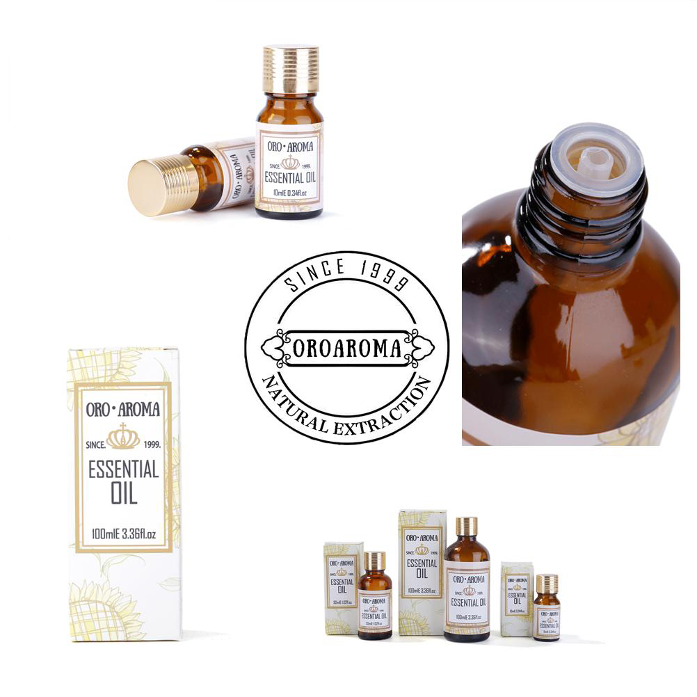 Famous brand oroaroma Vanilla Bamboo Peony essential oils Pack For Aromatherapy Massage Spa Bath 10ml*3