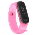 Wristband Replacement For Xiaomi Mi Band 4 Smart Sports Bracelet Wristband Waterproof Millet 4 Silicone Translucent Strap TSLM1