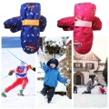 Kids Children Ski Gloves Winter Snow Snowboard Windproof Waterproof Outdoor Sports Adjustable Wrist Thicken Mitten