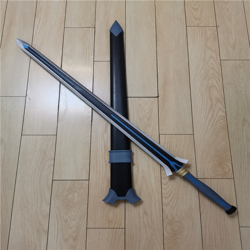 115CM Newest Sword Art Online Cosplay Kirito Sword Weapon Prop Role Play Anime SAO Kirigaya Kazuto PU Model Toy Sword
