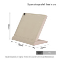 3-in-1 Wheat Square Storage Rack Cutting Board Multifunctional Non-slip Large Capacity With Knife Sharpener Magnetic Storage